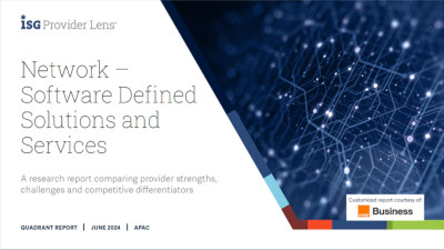 ISG Provider Lens™ Network – Software-Defined Solutions and Services 2024